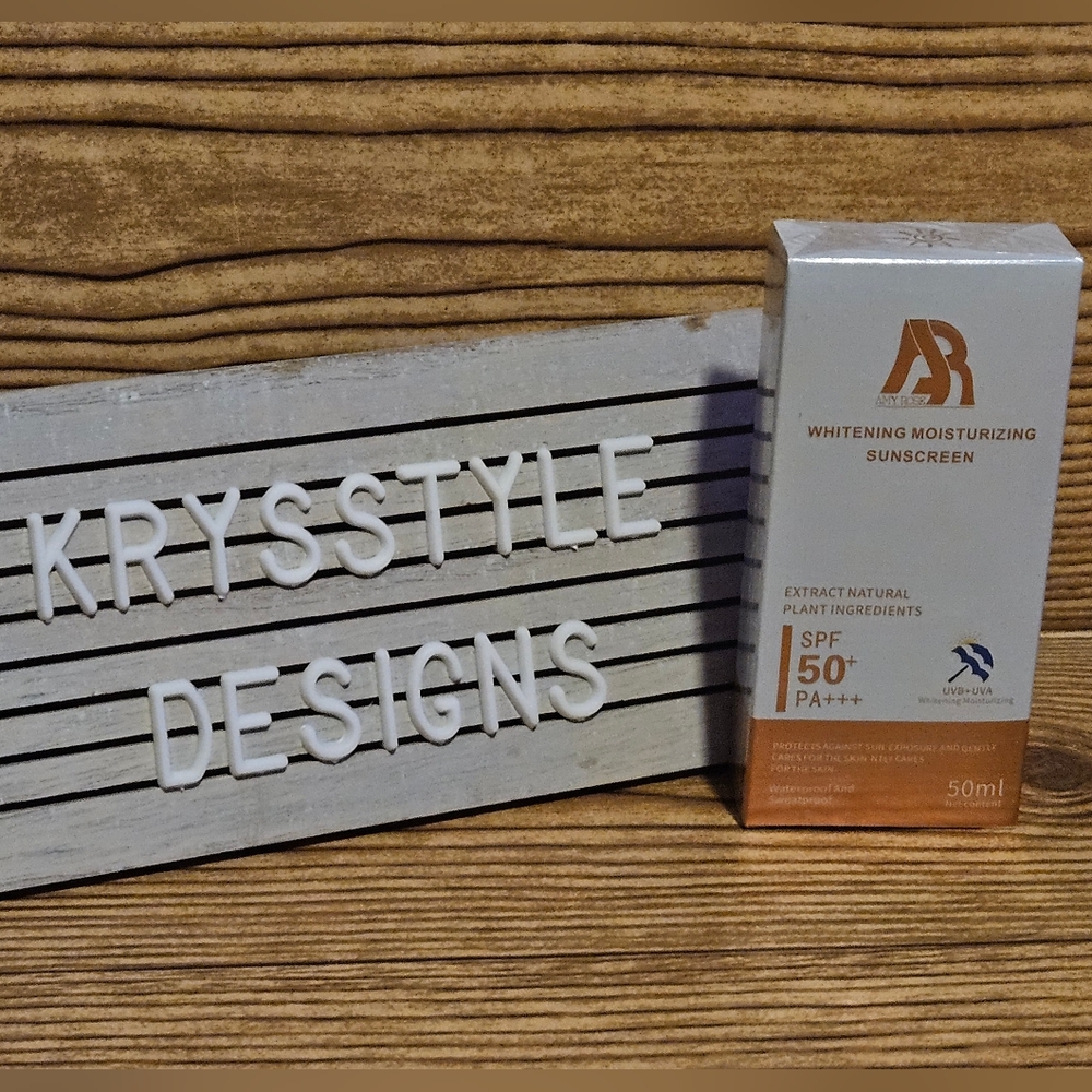 Amy Rose Whitening Moisturizing Sunscreen SPF 50 Natural Plant Igredients 50ml
